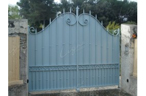 ATON entrance gate - solid iron