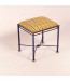 Tabouret HERMES laiton