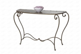 CYCLADE console with metal top